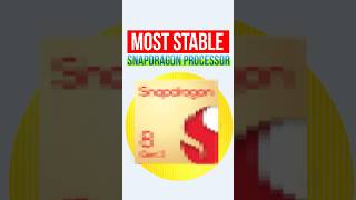 Most Stable *Snapdragon Processor* 🤯