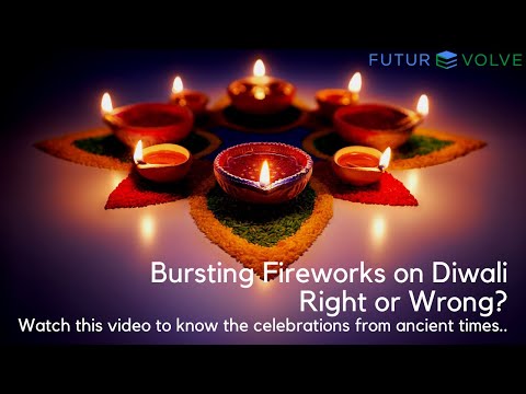 Bursting Fireworks on Diwali | Diwali Festival