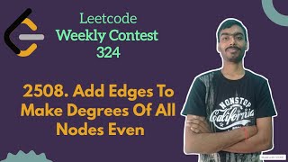 Add Edges to Make Degrees of All Nodes Even | leetcode Weekly 324 | Leetcode Medium