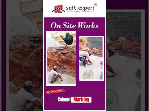 Project Update from Yelahanka!We’ve officially begun column marking at our latest project site