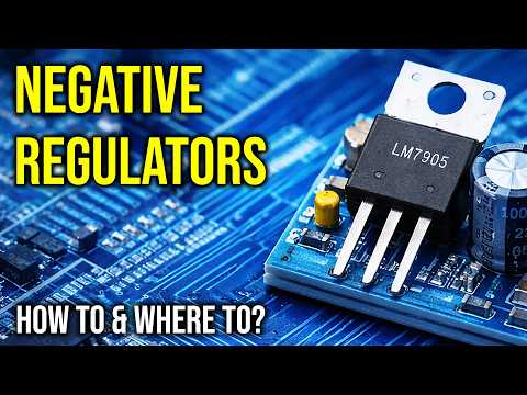 How to & where to use a negative voltage Regulator!