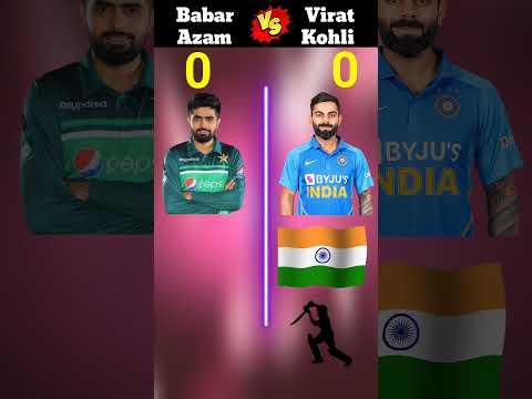 Babar Azam vs Virat Kohli #viratkohli #shorts