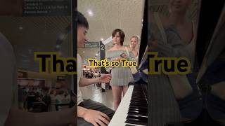 They asked me to play that’s so true #piano #publicpiano #thatssotrue #gracieabrams