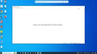Uninstalling C compiler  | Uninstalling MinGWInstaller 2024 | free course for beginners