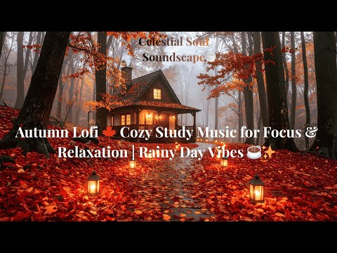 Autumn Lofi 🍁 Cozy Study Music for Focus & Relaxation | Rainy Day Vibes ☕✨