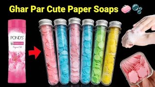 Homemade Paper Soap Making Kit 🧼/homemade paper soap/how to make paper soap/easy homemade paper soap