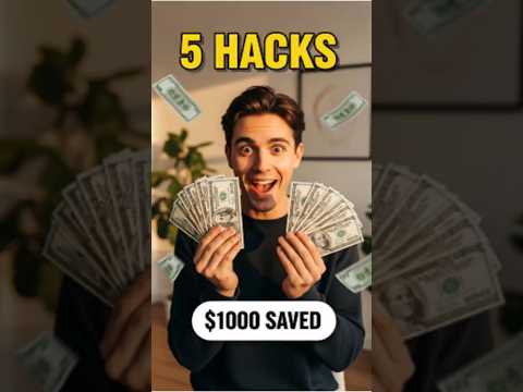 I Save $1000 Every Month With These 5 Budgeting Hacks! #shorts