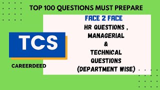 TCS NQT Interview Questions |TCS NQT Interview preparation|TCS NQT 2021 questions asked | Careerdeed