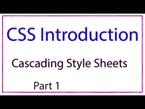 css introduction hindi | How Do We Include CSS In Our HTML