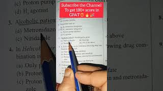 GPAT most Important Questions | how to score Good Score in GPAT #neet #pharmacy