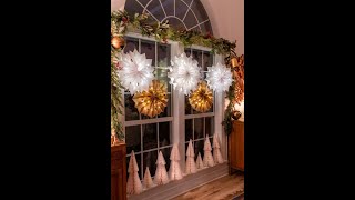 DIY Light Up Paper Snowflakes