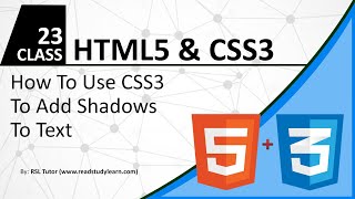 CSS Shadow  - 2017 - Web Designing Course - Part - 23 - Urdu - Hindi