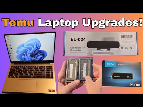 Upgrading The Cheap Temu Laptop - Can We Get Even Better Performance???