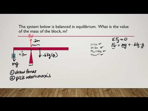 Torque Example #1 -See Saw