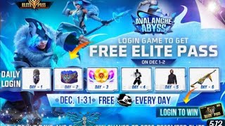 HOWTO GET ELITE PASS😍FREE FIRE DECEMBER ELITE PASS//#ff