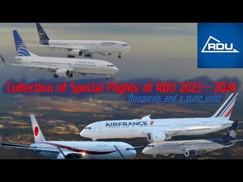 RDU’s Most Unforgettable Flights!: Inaugurals, a State Visit, & Aviation History (2023–2024)"