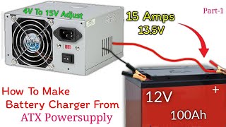 Make 14V Battery Charger Using a Computer Power Supply #batterycharger #powersupply