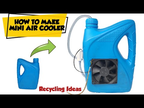 How to Make Air Cooler Fan at Home | Air cooler for science project #diy #scienceproject #recycle