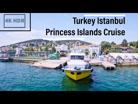 Istanbul to Princess Islands Beautiful Cruise Tour 4K HDR || Heybeliada-Buyukada || Trawellbeings