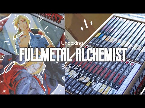 Manga Unboxing || Fullmetal Alchemist box set ⚙️🤖