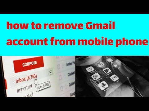 How to remove Gmail account from mobile phone