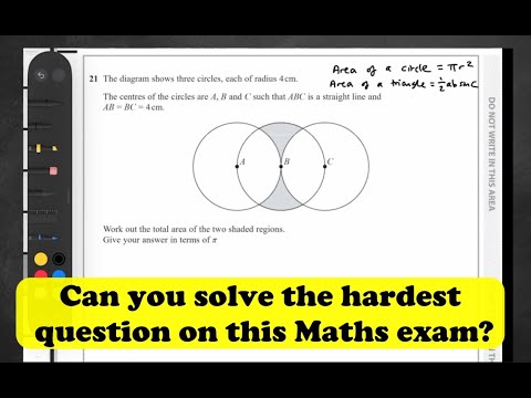 Can you solve the hardest GCSE Maths exam question? - Walkthrough Edexcel June 2022 Paper 1