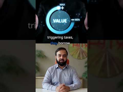 Buy. Borrow. Pass On Tax-Free: How the Ultra-Wealthy Avoid Capital Gains Legally #shorts