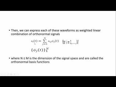 Unit 4 Geometric representation of signals