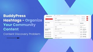 BuddyPress Hashtags | Organize & Discover Community Content #wordpressplugins #buddypress
