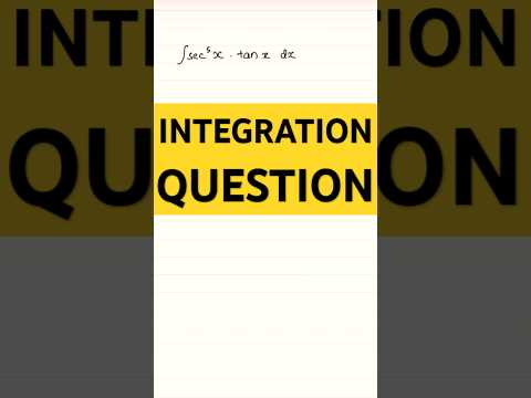 Integration QUESTION || Maths  #ytshorts #youtube #integration
