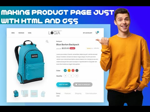 How to make a product card page using HTML and CSS (Part 03)