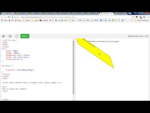 transform 2D  examples (CSS)