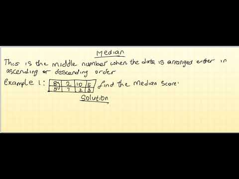 Median of a given number