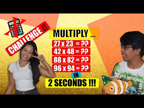 FAST MATH TRICKS MULTIPLICATION I TWO-DIGIT NUMBER BY TWO-DIGIT NUMBER I MENTAL MATH