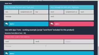 Bootstrap Responsive Button and Ajax Form