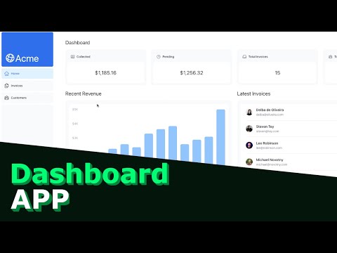 Build Dashboard App with Next.js 14