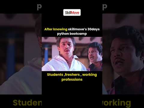 After knowing skillmove’s 30 days python bootcamp