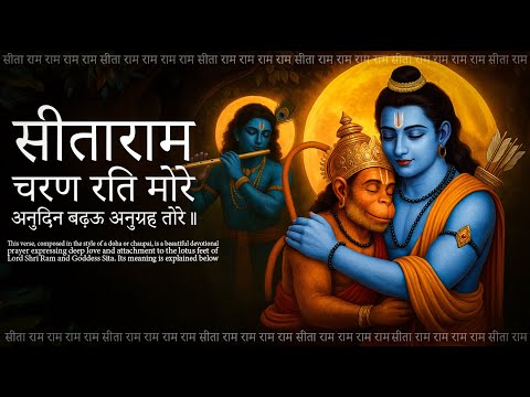 Sitaram Charan Rati More || सीताराम चरण रति मोरे || मधुर भजन || Tulsidas Bhakti Song ||  Choupaiya