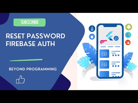 Flutter Firebase Authentication - Reset Password | Forgot Password
