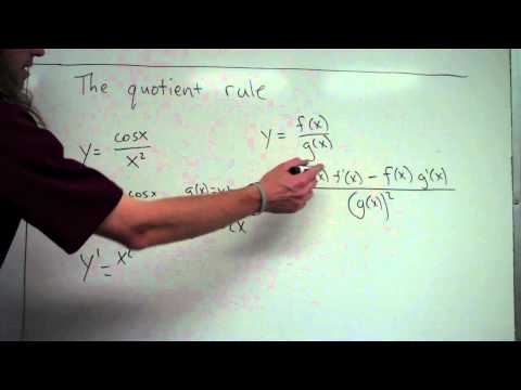The Quotient Rule