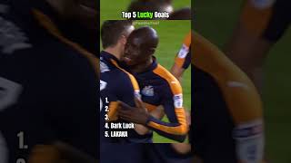 Top 5 Lucky Goals in Football