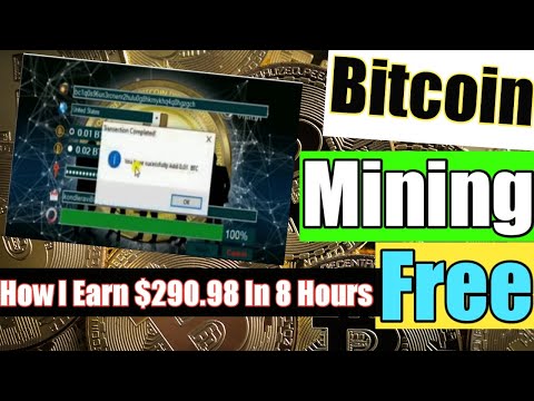 How To Mine Bitcoin On Windows | How I Earn $290.98 In 8 Hours | Best Bitcoin Mining Software 2022