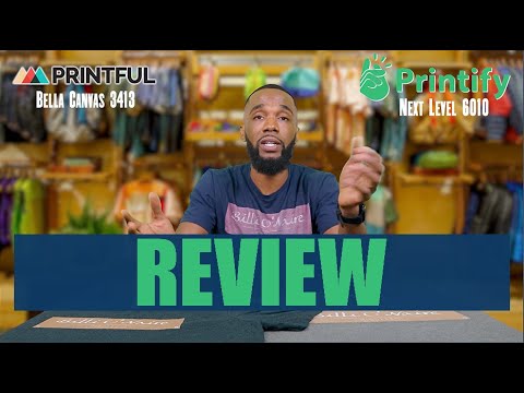 Printful vs Printify Review "Tri-blends" (After 1 Year)