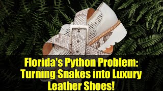 Florida's Python Problem: Turning Snakes into Luxury Leather Shoes!