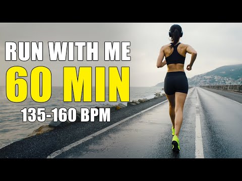 60 Min Running Music 2025 • 135–160 BPM Motivation Mix | Run With Me