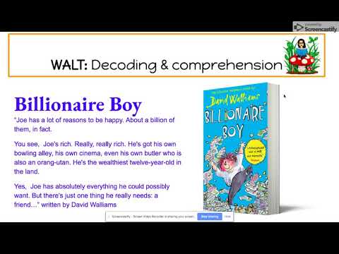 Understanding the difference between decoding & comprehension