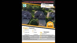 REAL ESTATE COMPANY VIDEO AD POST TEMPLATE 1   Made with PosterMyWall