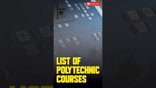 Polytechnic Courses List #careerwithriwas #polytechnic #careercoach #careeradvice #shortsvideo
