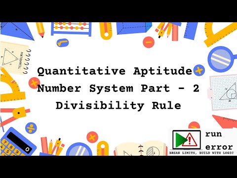 2 Divisibility rules quantitative aptitude 