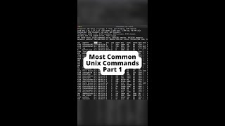 10 Most Common Unix Commands Part 1